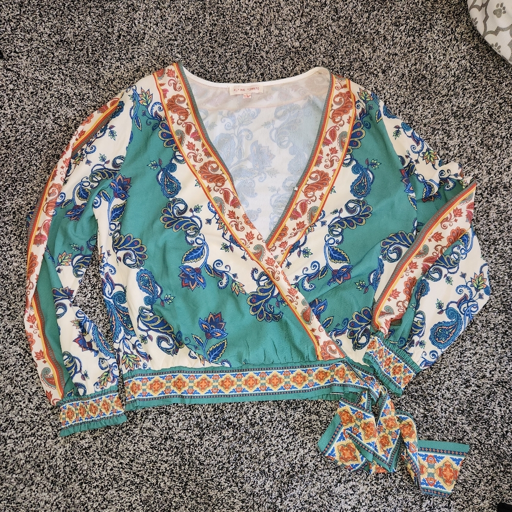 Flying tomato top side wrap / tie